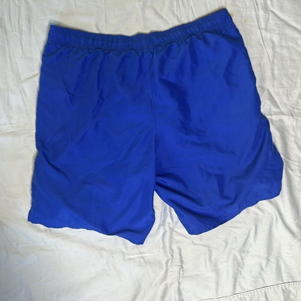 NIKE Mens Blue Swim Trunks Size Medium - Picture 3 of 9